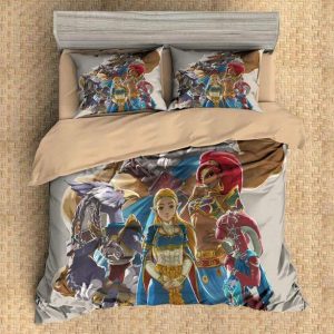 The Legend Of Zelda Breath Of The Wild Duvet Cover and Pillowcase Set Bedding Set 577