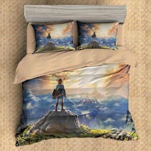 The Legend Of Zelda Breath Of The Wild Duvet Cover and Pillowcase Set Bedding Set 578