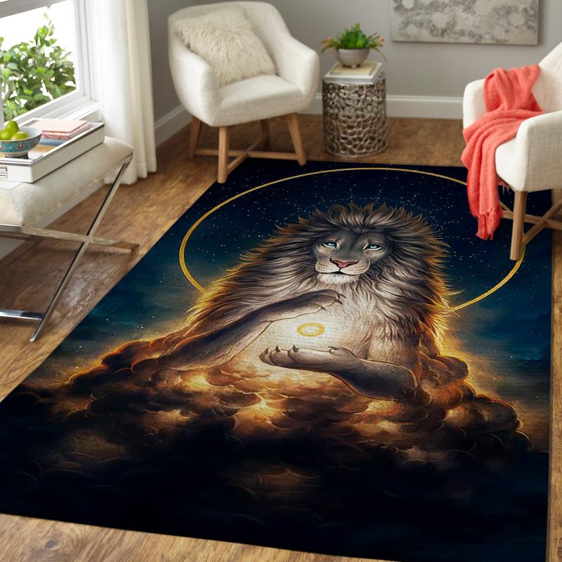 The Lion Holds The Soul Living Room Rugs Carpet