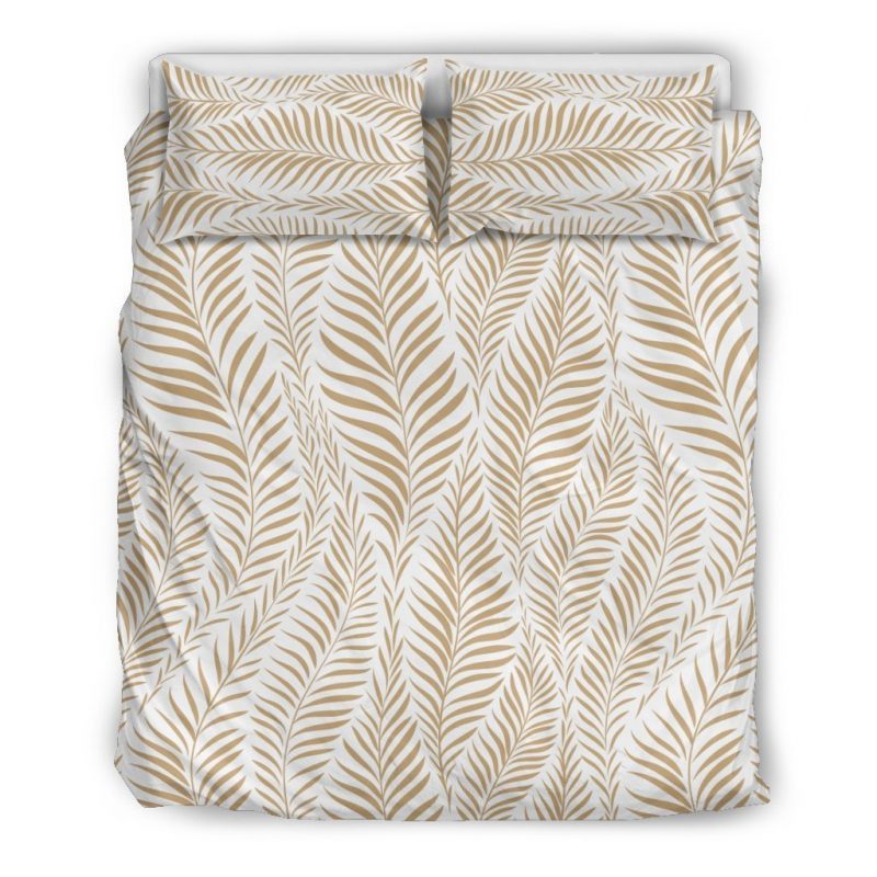 The Palm Story Duvet Cover and Pillowcase Set Bedding Set