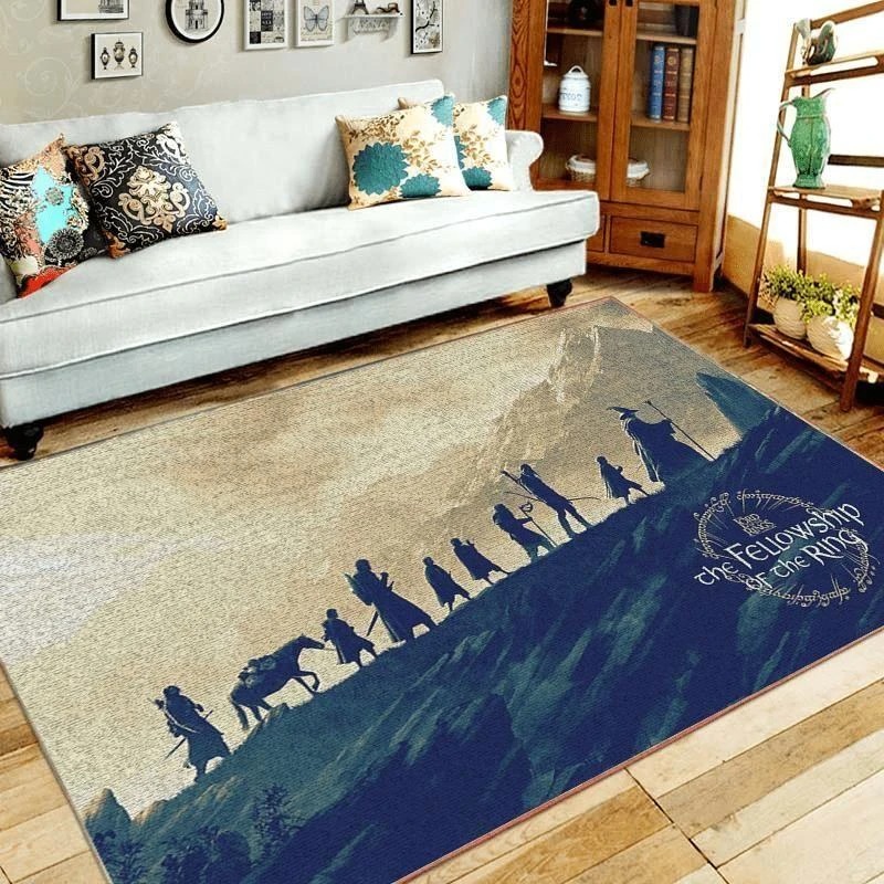 The hobbit rug mat all over rugs living room carpet