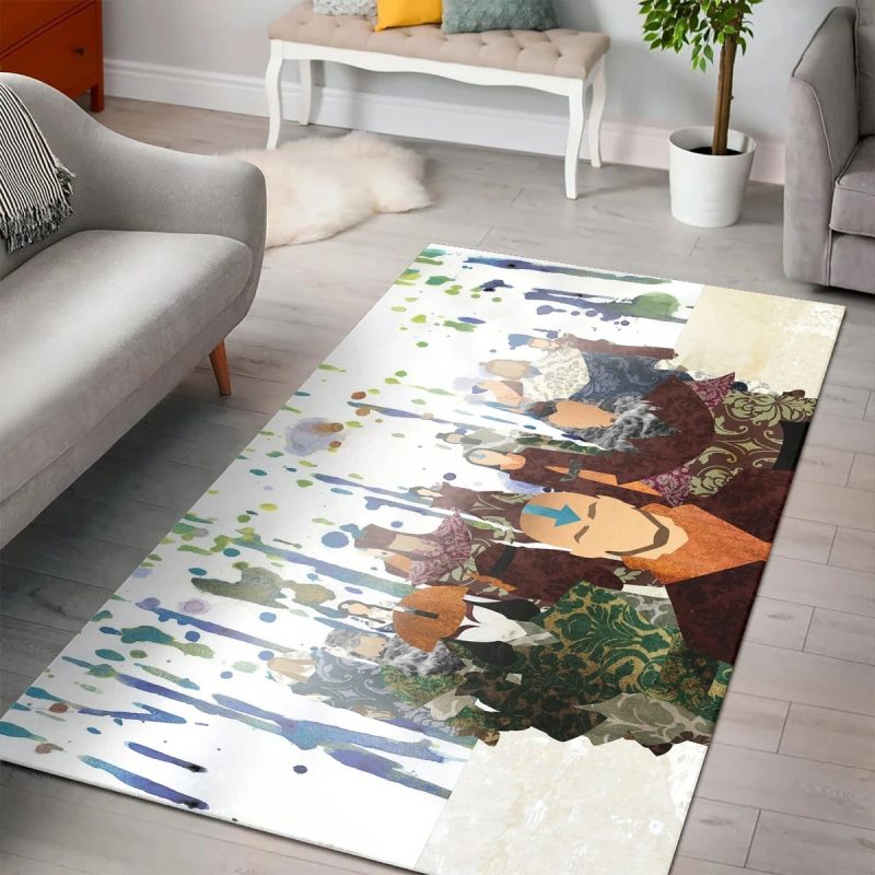 The last airbender aang the lege rugs living room carpet