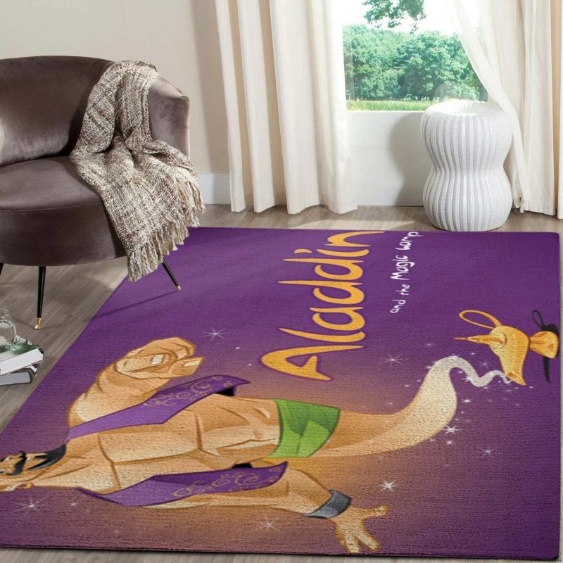 The magic lamp area rugs disney movies rugs living room carpet