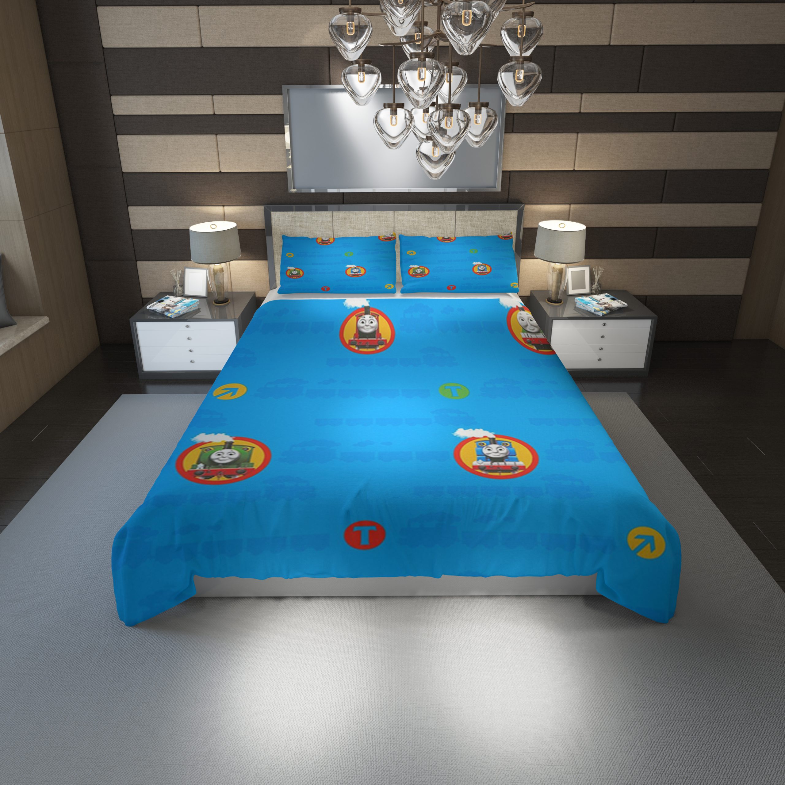 Thomas The Tank Engine 33 Duvet Cover and Pillowcase Set Bedding Set