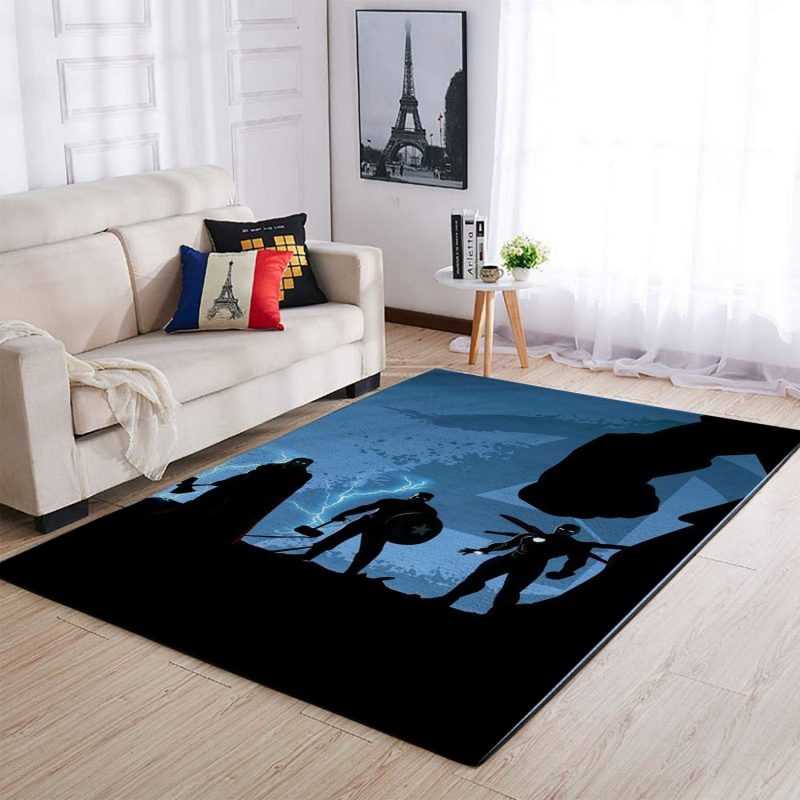 Thor Captain America Iron Man Hulk Living Room Rugs Carpet 1