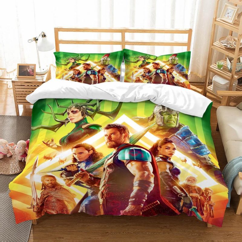 Thor Ragnarok Duvet Cover and Pillowcase Set Bedding Set