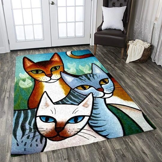 Three Great Cats Carpet Living Room Rugs