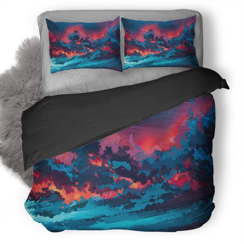 Thunder Clouds Li Duvet Cover and Pillowcase Set Bedding Set