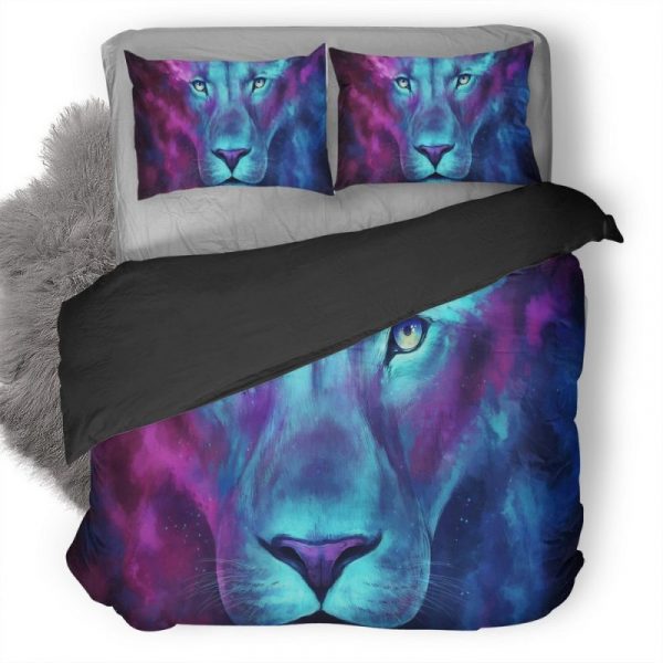 Tiger Colorful Art Ih Duvet Cover and Pillowcase Set Bedding Set