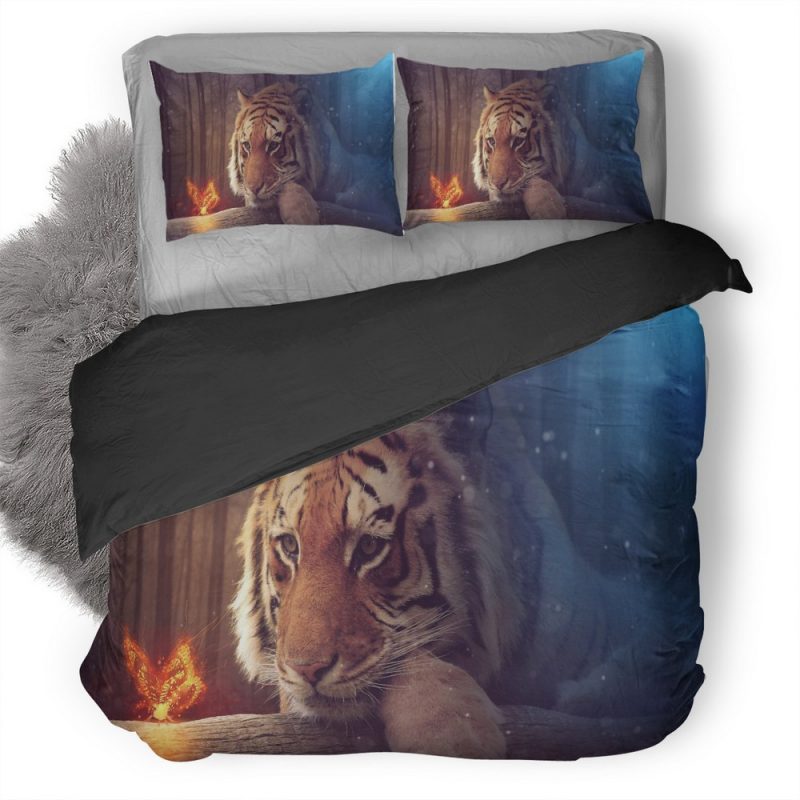 Tiger Dreamy Art Duvet Cover and Pillowcase Set Bedding Set