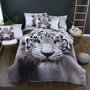 Tiger Duvet Cover and Pillowcase Set Bedding Set 302