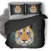 Tiger Facets Lu Duvet Cover and Pillowcase Set Bedding Set