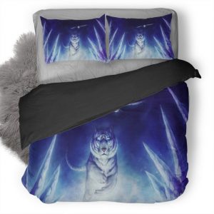 Tiger Owl Qhd Duvet Cover and Pillowcase Set Bedding Set