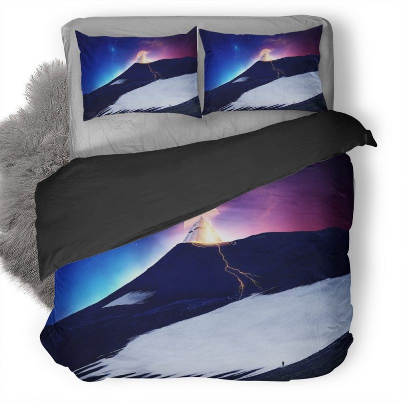 Time Portal Gg Duvet Cover and Pillowcase Set Bedding Set