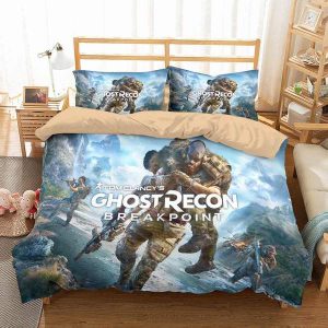 Tom Clancys Ghost Recon Duvet Cover and Pillowcase Set Bedding Set 770