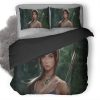 Tomb Raider Lara Croft Artwork Dm Duvet Cover and Pillowcase Set Bedding Set