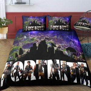 Topdown Fortnite Gamer Duvet Cover and Pillowcase Set Bedding Set