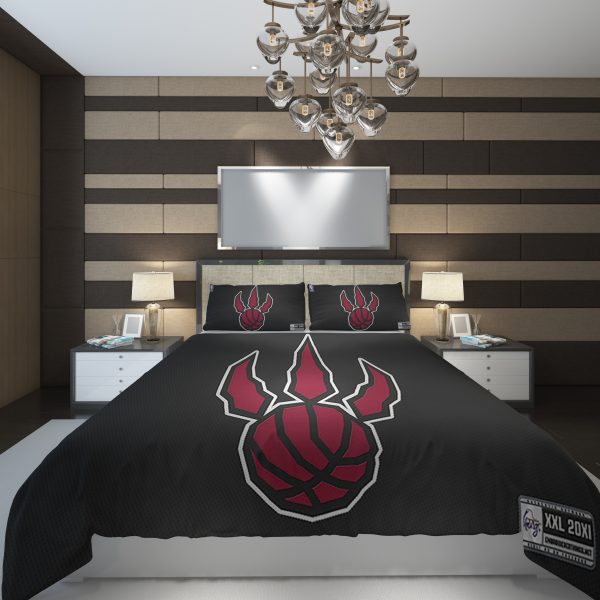 Toronto Raptors 1 NBA Basketball ize Duvet Cover and Pillowcase Set Bedding Set