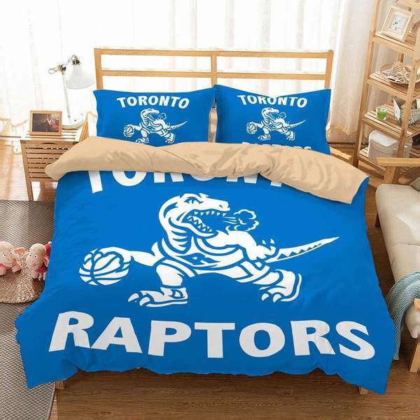 Toronto Raptors 2 Duvet Cover and Pillowcase Set Bedding Set