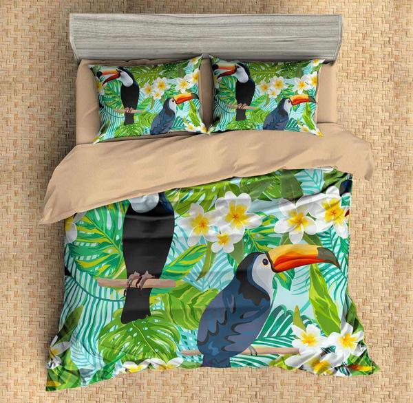 Toucan 5 Duvet Cover and Pillowcase Set Bedding Set