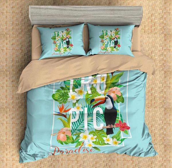 Toucan 6 Duvet Cover and Pillowcase Set Bedding Set