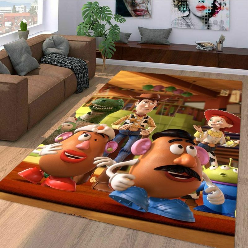 Toy Story Character Living Room Rug Carpet