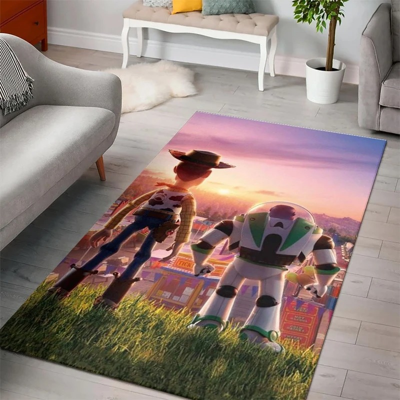 Toy story disney movies rugs living room carpet