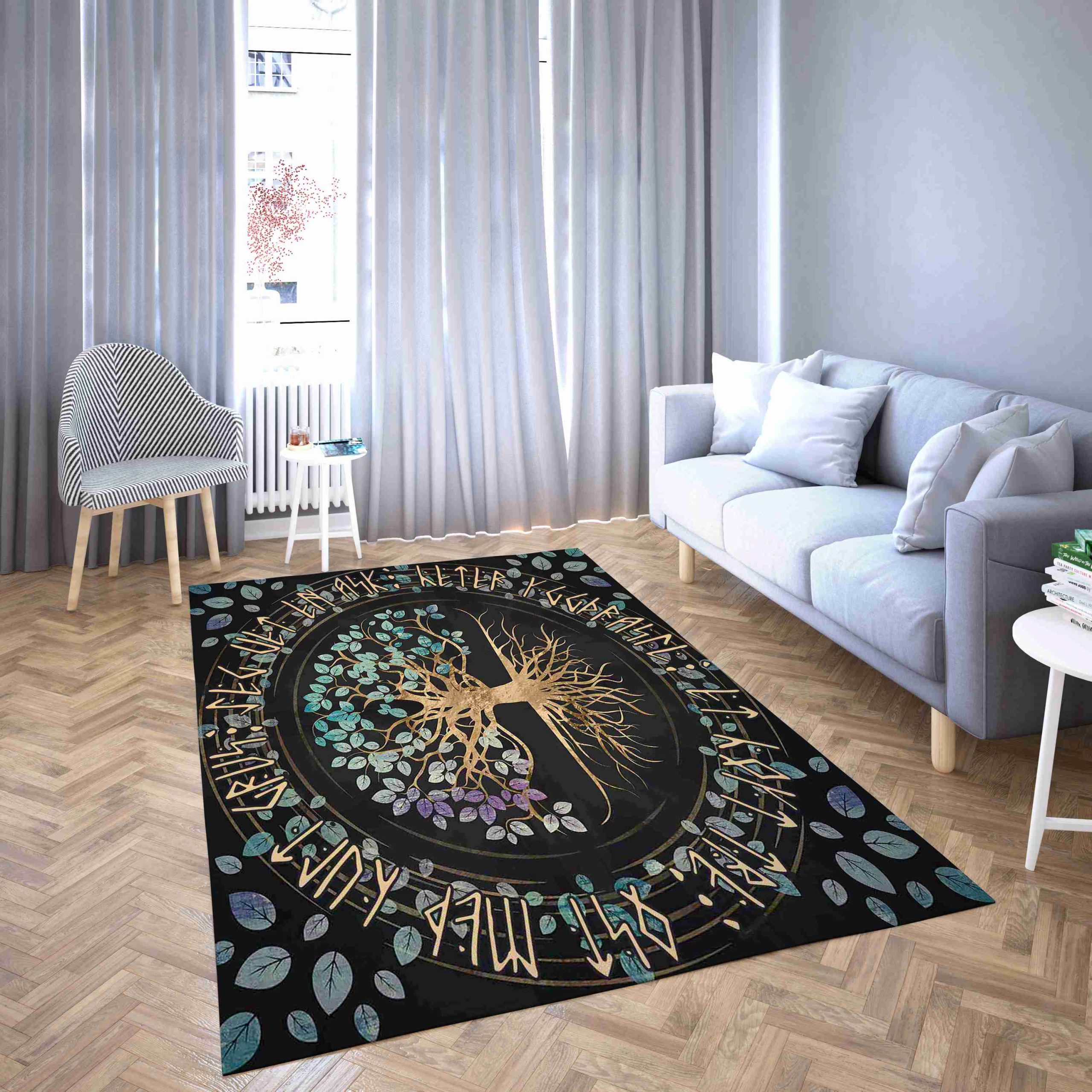 Tree Of Life Yggdrasil Living Room Rug Carpet