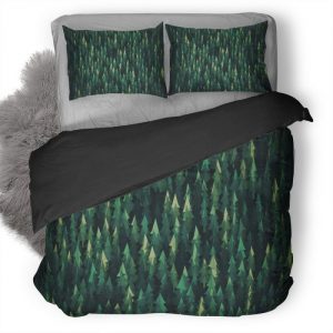 Trees Minimalism Duvet Cover and Pillowcase Set Bedding Set