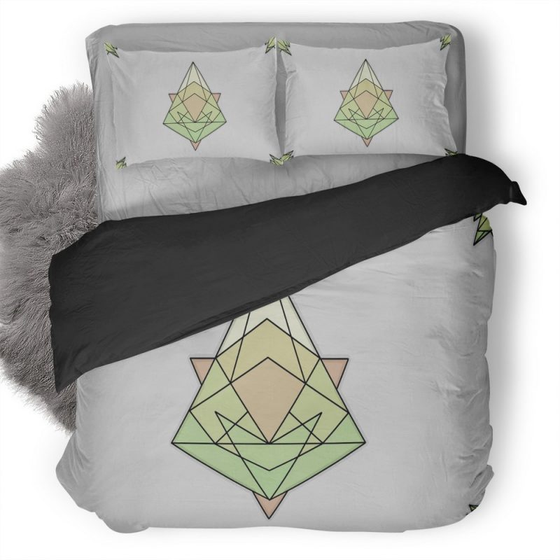 Triangle Minimalism Hd Duvet Cover and Pillowcase Set Bedding Set