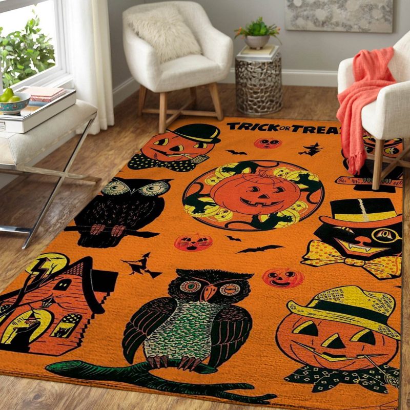 Trick Or Treathalloween Carpet Living Room Rugs