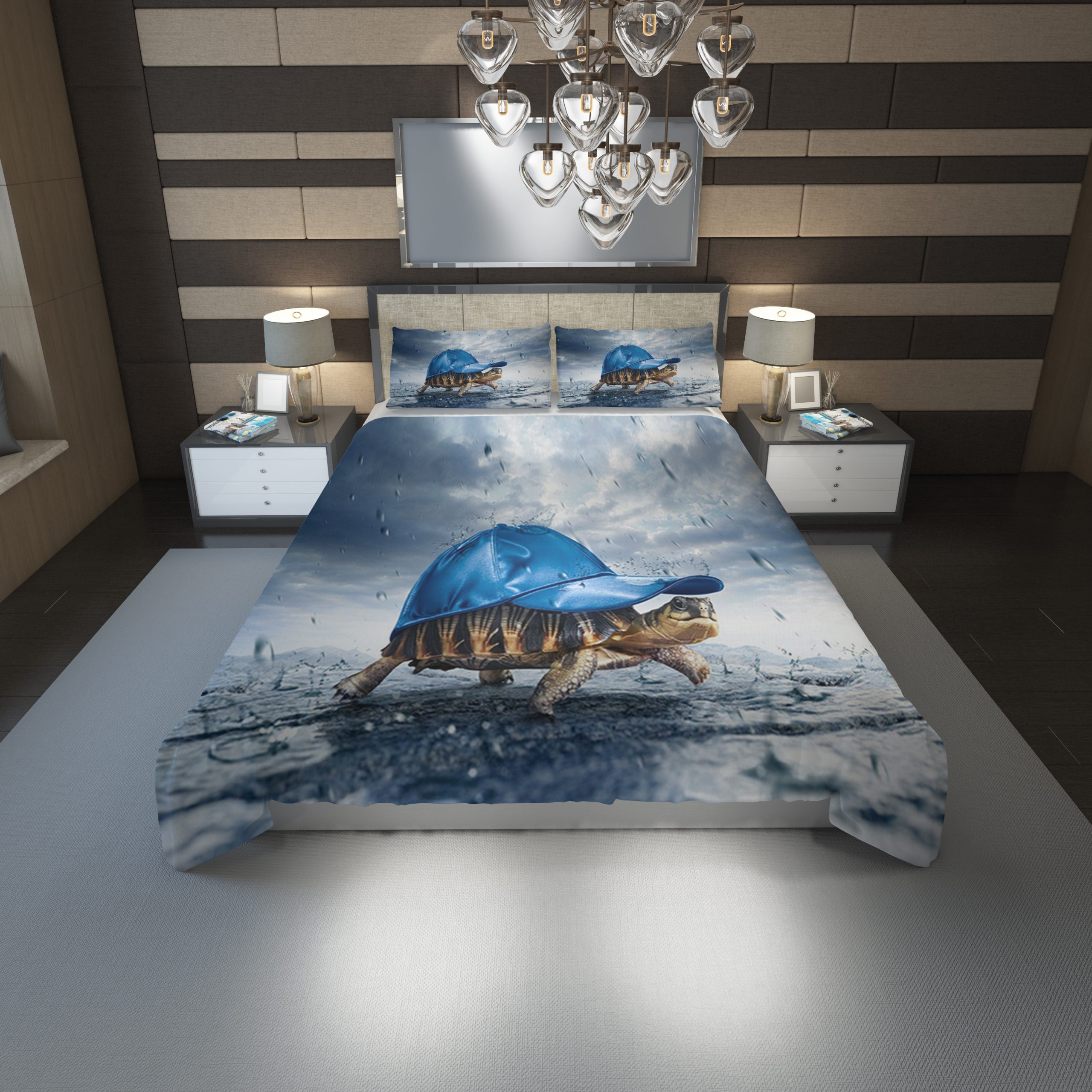 Turtle 13 Duvet Cover and Pillowcase Set Bedding Set