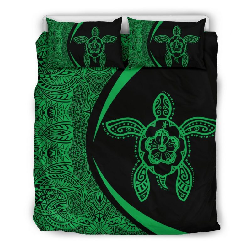 Turtle Polynesian Duver Duvet Cover and Pillowcase Set Bedding Set 864