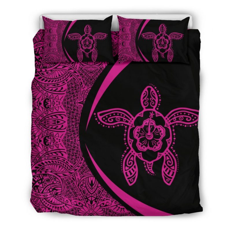 Turtle Polynesian Duver Duvet Cover and Pillowcase Set Bedding Set 871