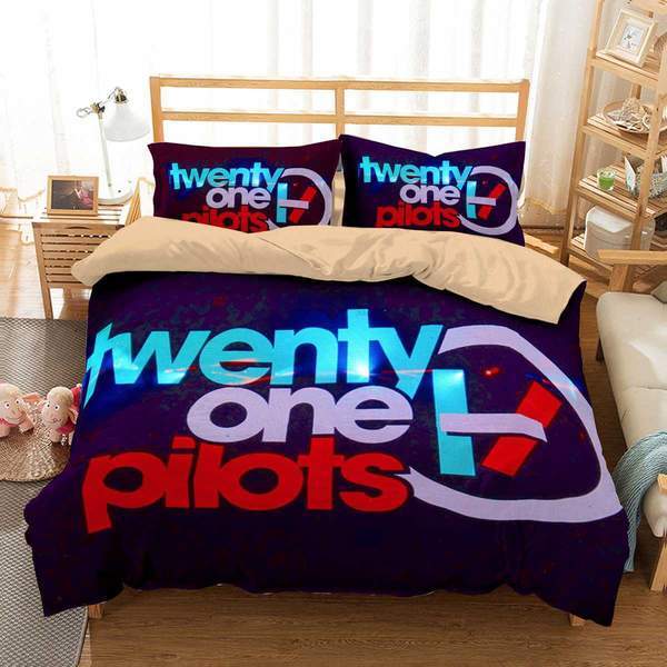 Twenty One Pilots Duvet Cover and Pillowcase Set Bedding Set 636