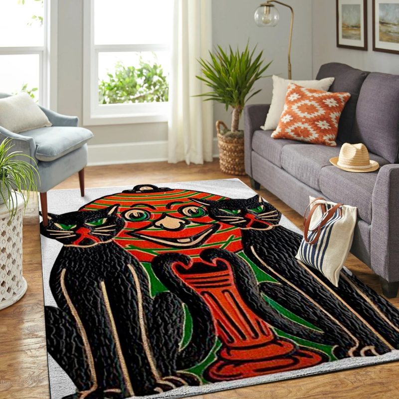 Two Black Cats Carpet Living Room Rugs