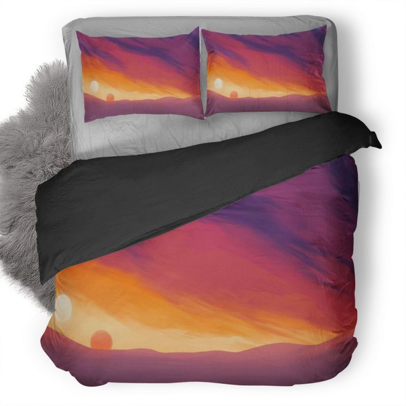 Two Suns 6E Duvet Cover and Pillowcase Set Bedding Set