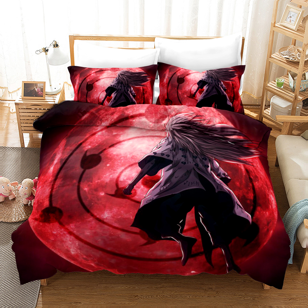 Uchiha Madara 1 Duvet Cover and Pillowcase Set Bedding Set