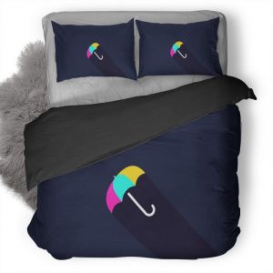 Umbrella Minimalist Cp Duvet Cover and Pillowcase Set Bedding Set