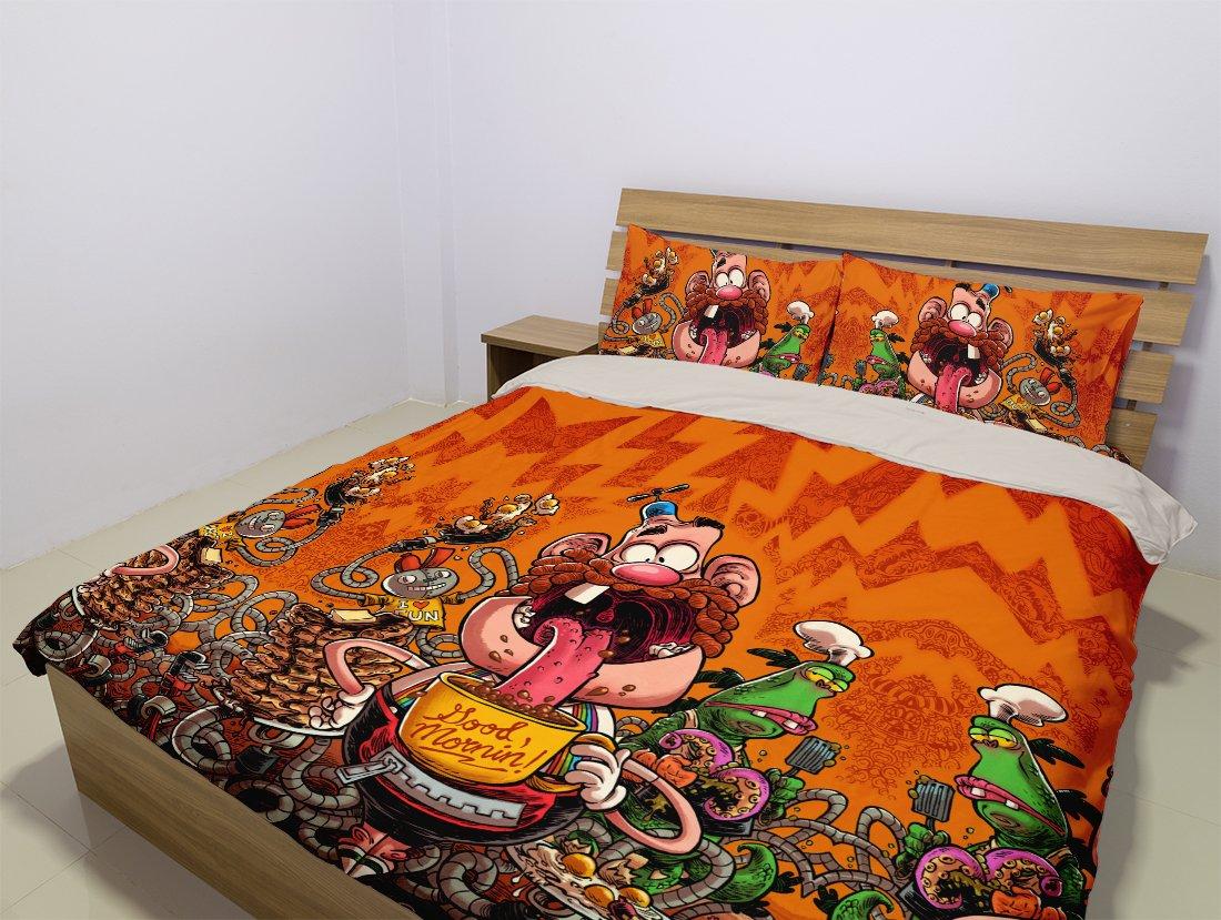 Uncle Grandpa Duvet Cover and Pillowcase Set Bedding Set