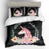 Unicorn Cute 2212 Duvet Cover and Pillowcase Set Bedding Set