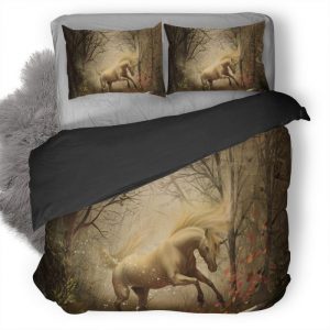 Unicorn In Dreams Duvet Cover and Pillowcase Set Bedding Set