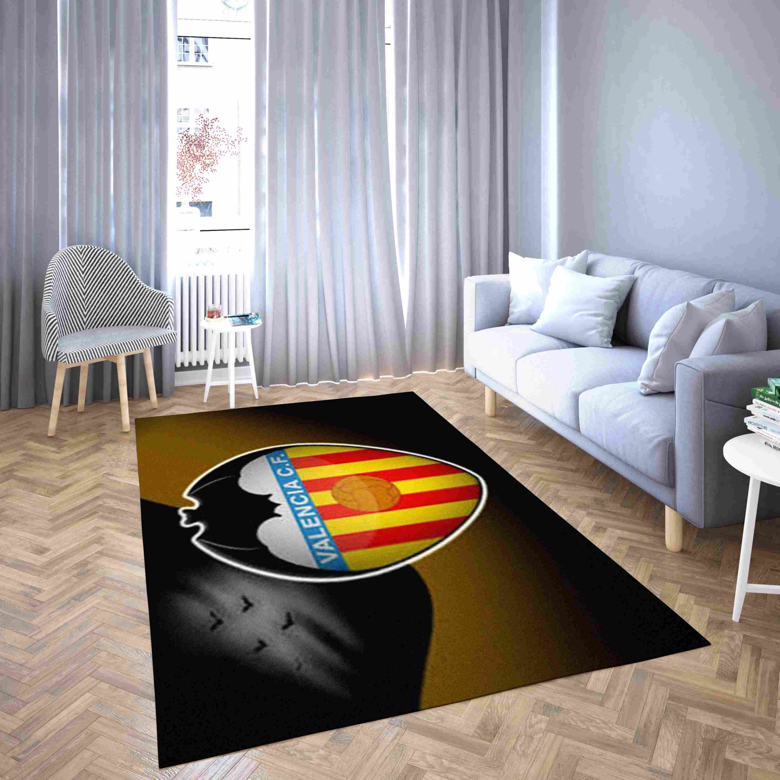 Valencia Football Club Beautiful Design Carpet Living Room Rugs