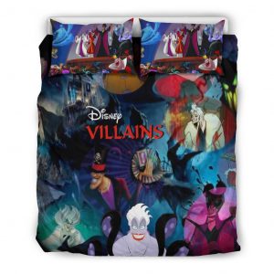 Villains Disney Duvet Cover and Pillowcase Set Bedding Set