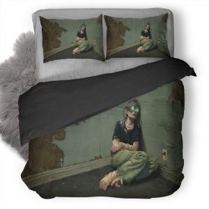 Virtual Addict Scifi Cyborg Vz Duvet Cover and Pillowcase Set Bedding Set