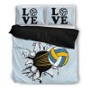 Volleyball Duvet Cover and Pillowcase Set Bedding Set