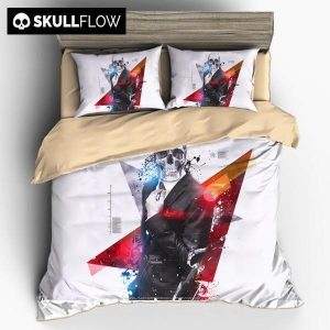 Walking Dead Suit Duvet Cover and Pillowcase Set Bedding Set