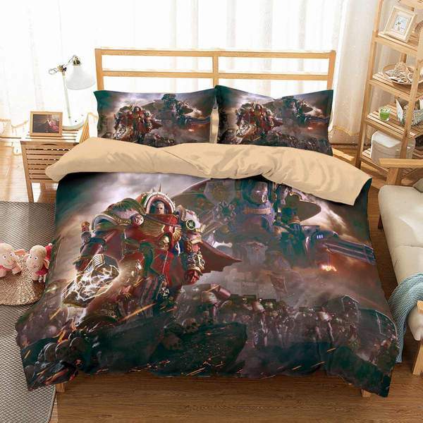 Warhammer 40,000 Dawn Of War Duvet Cover and Pillowcase Set Bedding Set