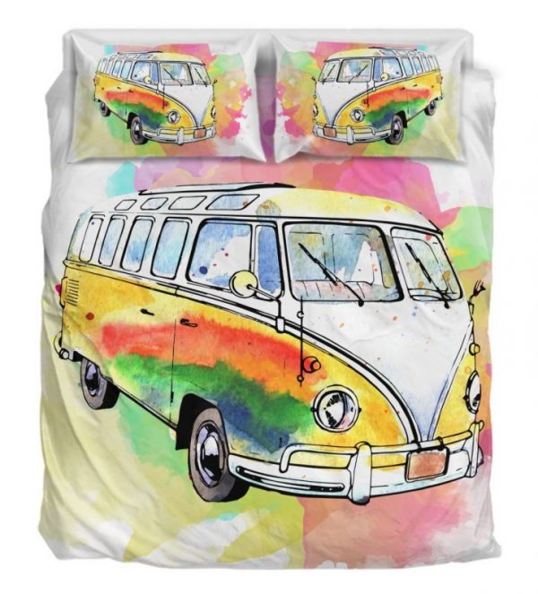 Watercolor Van Duver Duvet Cover and Pillowcase Set Bedding Set