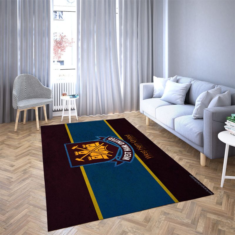 West Ham United Football Club Carpet Living Room Rugs Doormat 12